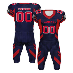 Vente en gros de qualité supérieure, uniforme de football américain personnalisé pour les jeunes, uniforme de club, logo personnalisé, couleurs et taille OEM - Product Image 1