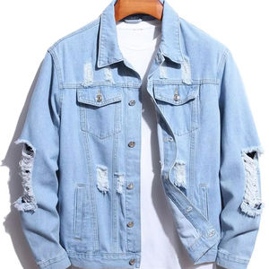 La mejor chaqueta vaquera para hombre Tendencias Vintage desgastada Versatilidad elegante y duradera Dominando el aspecto Chaquetas vaqueras para hombre - Product Image 1