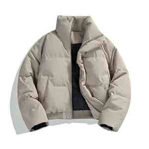 2026 Wholesale High Quality Breathable Waterproof Stand Collar Front Logo Winter Puffer <b>Jacket</b> - Product Image 6