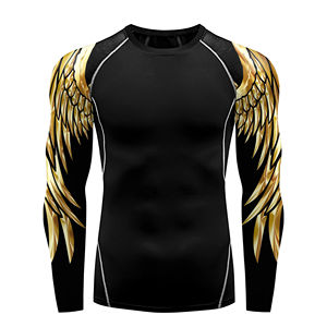 ชุดป้องกันผดผื่นลายพรางสำหรับผู้ชาย BJJ MMA Jitsu Jitsu Jitsu Jitsu Jitsu ชุดกิโมโนแบบครึ่งแขนสำหรับผู้ชาย - Product Image 4