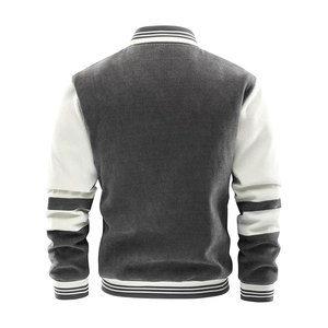 Customizable <b>Men's</b> Varsity Letterman <b>Jacket</b> with Stand Collar Choose Your Own Color Size Winter Season OEM Service Available - Product Image 2