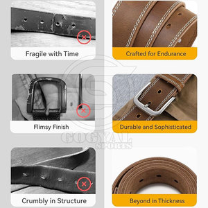 Cinturones de Cuero de Nuevo Diseño, Más Vendidos, en Oferta, Cinturones de Cuero para Hombre Hechos en Pakistán - Product Image 2