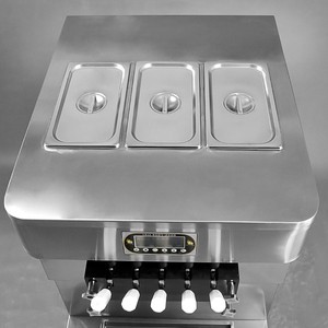 Machine à glace molle commerciale Kolice ICM-390, 5 saveurs, haute productivité 50-55L/H, acier inoxydable, 110/220V, CE ETL - Product Image 3
