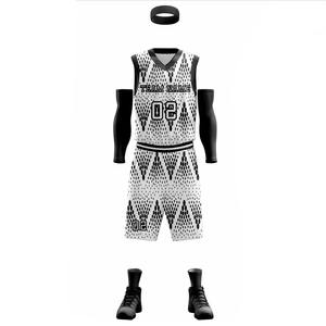 Venta al por mayor de conjuntos de uniformes de baloncesto para hombres de alta calidad Reversible 100% Poliéster Top con características transpirables logotipo personalizado - Product Image 6