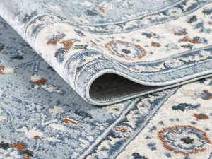 Alfombra Turca de Lujo Hecha a Máquina Palmira 32x35 16 D Gris Azul Oscuro Premium para Sala de Estar del Fabricante de Gaziantep - Product Image 2