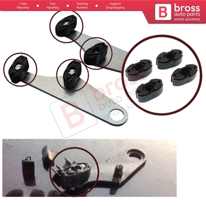 คลิปเลื่อนซันรูฟ BSR11-1 4ชิ้นสำหรับ MK2ชมวิว Megane MK3 3 Laguna Koleos ละติจูด talis RENEGADE 7701209744 - Product Image 5
