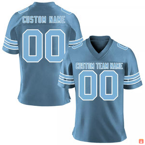 Venta al por mayor OEM bajo MOQ nuevo diseño personalizado 32 equipos hombres fútbol americano Jersey equipo desgaste uniforme - Product Image 5