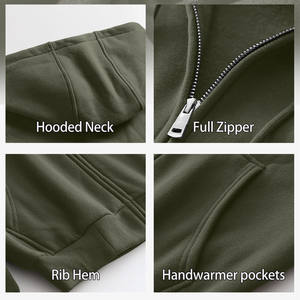 เสื้อมีฮู้ดสำหรับผู้ชายผ้าฝ้ายผสมมีฮู้ดสำหรับผู้ชายเสื้อฮู้ดผ้าฝ้ายพิมพ์ลายโลโก้100% แบบกำหนดเอง - Product Image 2