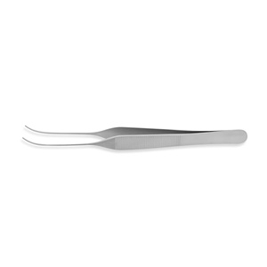 Broli Adson-Pinzas de Punta dentada curva, mango plano de 6 pulgadas, para cirugía plástica, de acero inoxidable - Product Image 6