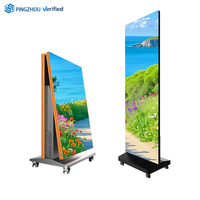 Pantalla LED GOB a Todo Color para Carteles, 1920x1080, IP65 Impermeable, Plegable, Gama de Color P3, HDR 1000:1, para Publicidad en Centros Comerciales