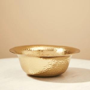 Handcrafted Hammered Brass <b>Bowl</b> with Shiny Finish Perfect for Serving <b>Snacks</b> Home Decor and Festive Gifting Table Display - Product Image 2
