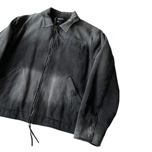 Blouson Bomber en Jean Délavé Coupe Ample Coupe-Vent OEM Homme, Meilleure Vente, Logo Personnalisé sur le Devant, Haute Qualité, Mode Printemps Vintage - Product Image 6