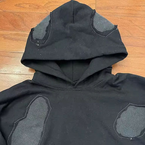 Sweats à capuche unisexe pour hommes 100% coton de haute qualité avec broderie en détresse à des prix raisonnables - Product Image 4