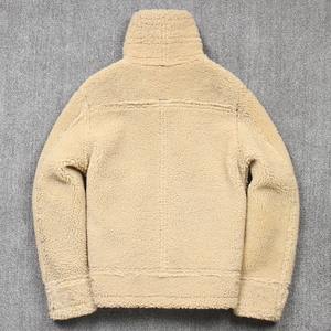 2024เสื้อแจ็คเก็ตหนังแกะสำหรับผู้ชาย, เสื้อโค้ทหนังสไตล์ร็อคหนังแกะสำหรับฤดูหนาว - Product Image 2