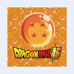 Servilletas de Fiesta de Dragon Ball Super, 33x33 cm, 20 Unidades por Bolsa - Product Image 2