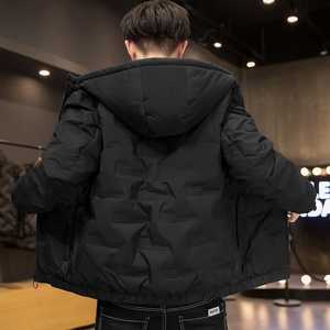 Vêtements à bulles d'hiver pour hommes, fabricant de manteaux, vestes rembourrées en coton personnalisées à la mode automnale pour hommes, vente en gros - Product Image 3