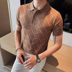 2023 décontracté mode hommes Polo hommes ample affaires décontracté à manches courtes respirant Polo été T-Shirt haut - Product Image 4