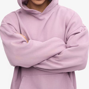 Sweat à capuche épais de haute qualité 100% coton pull à capuche Logo personnalisé DTG imprimer surdimensionné polaire vierge unisexe sweat à capuche personnalisé pour hommes - Product Image 6