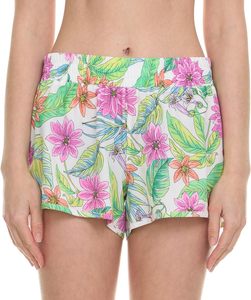 Short de bain de style vintage pour femme mignon motif solide maillot de bain de plage lavé écologique - Product Image 1