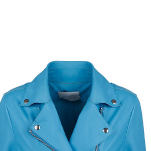 Chaqueta de cuero genuino de primera calidad con diseño elegante Costura duradera Ajuste cómodo. Para ropa informal o formal Talla XS - Product Image 4