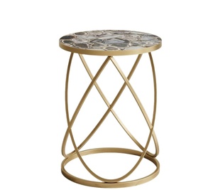 Dessus de table basse en pierre précieuse d'agate design de ferme moderne traditionnel pour la maison usage intérieur salle à manger salon cuisine chambre à coucher - Product Image 1