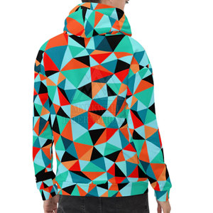 เสื้อฮู้ดพิมพ์ลายสำหรับผู้ชายผ้าโพลีเอสเตอร์ผ้าฝ้ายออกแบบได้ตามที่ต้องการ - Product Image 5