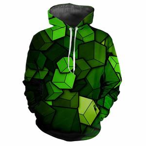 2024 Sudadera con capucha de moda para hombre estampada patrones de tartán impresión Digital Casual manga larga con capucha tela gruesa Tops - Product Image 3