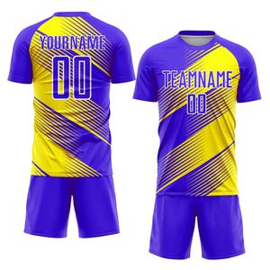 Maillot de football personnalisé, nouveau design, haute qualité, léger, respirant, séchage rapide, 100% polyester, couleurs et logo personnalisés - Product Image 6