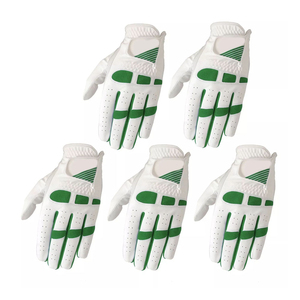 Compre guantes de golf personalizados de tamaño profesional al por mayor, guantes de golf de piel de oveja blanca para mano izquierda para hombres y mujeres - Product Image 3