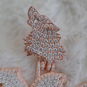 Pendentif Moissanite VVS personnalisé bijoux Hip Hop en argent 925 breloque lettre glacée pour lui/elle testeur de réussite - Product Image 2