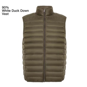 Nouvelle veste matelassée en toile pour homme, personnalisable, vente en gros, hiver, extérieur, imperméable, réversible, logo personnalisé sur le devant - Product Image 5