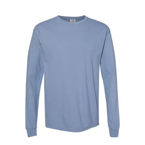 เสื้อเชิ้ตแขนยาวแบบเรียบง่ายขายส่ง OEM เสื้อเชิ้ตแขนยาวลำลองสำหรับผู้ชาย เสื้อยืดแขนยาวแบบกำหนดเองได้ - Product Image 6