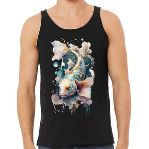 Chaleco de pesca anti-UV, camiseta sin mangas de torneo para hombre, camisetas sin mangas de pesca con estampado personalizado Premium liso - Product Image 1