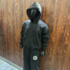 Distress Patch logo Heavyweight Men Hoodie Tracksuit Acid Wash Sweat Suits Unisex Two Piece <b>Zip</b> <b>up</b> <b>Hoodies</b> and Sweatpants Set - Product Image 3