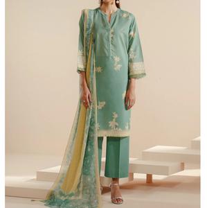 Trajes Salwar Kameez de Alta Calidad para Mujer, Tendencia Nueva, Transpirables, con Estampado Personalizado, Trajes Cosidos al por Mayor, Conjuntos de Trajes en Oferta - Product Image 1