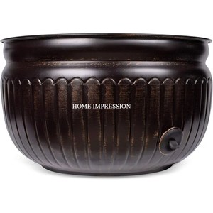 Olla de manguera de Metal de hierro Vintage con recubrimiento en polvo, soporte de tubería de agua duradero ecológico para decoración de jardín al aire libre del hogar - Product Image 5