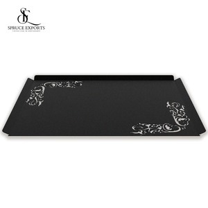 Plated & Powder Coated Iron Serving Tray Elegant Metal Display Tray for Hotels, Parties & Home Decor Custom Logo & Packaging - Product Image 2