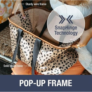 EcoBasket fourre-tout d'épicerie réutilisable rangement pliable organisateur de courses sac à provisions approvisionnement OEM du Vietnam - Product Image 6