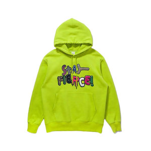 Nueva llegada de los hombres de gran tamaño de lana pulóver sudaderas con capucha Chenille bordado de los hombres Chenille bordado sudaderas con capucha al por mayor ODM - Product Image 2