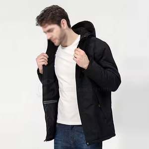 Nouvelle Arrivée Veste Slim Auto-Chauffante en Polyester pour Homme Style Urbain Hiver avec Col Montant Respirante Séchage Rapide Service OEM - Product Image 3