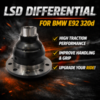 Différentiel à glissement limité à engrenages hélicoïdaux E92 320d, mise à niveau des performances de biaisement du couple, Diff 188L LSD pour BMW