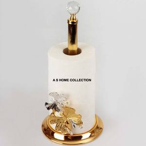 Portarrollos de Papel de Diseño Elegante y Único con Acabado Plateado Brillante para Baño - Product Image 6