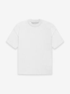 เสื้อยืดคอตตอน/ใยไผ่เนื้อหนาแบบขายส่ง ไม่มีลาย สีขาวล้วน ซักแล้ว ทรงโอเวอร์ไซส์ คอกลม ยืดหยุ่น แห้งเร็ว สำหรับผู้ชาย - Product Image 4