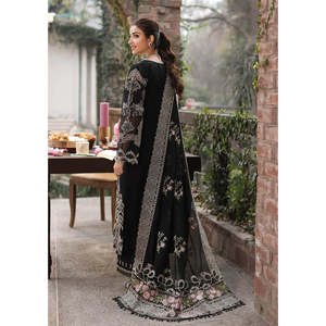 ASIM JOFA-3PC Chemise brodée printemps/été avec dupatta brodé en mousseline et pantalon - BIC-4633 - Product Image 4