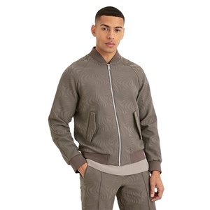 New Arrival Fashionable Polyester Men's Sublimation Design Autumn Jacket Hot Selling Breathable Two Pockets <b>Stand</b> Collar Front - Product Image 2