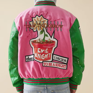 Custom Patchwork Design <b>Hip</b> Hop Men Baseball Jacket Embroidered logo Varsity Jacket <b>for</b> Men - Product Image 5