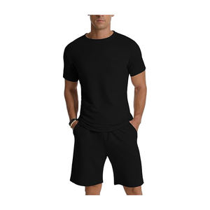100% Cotton Summer Men's <b>Short</b> Sleeve Tracksuit <b>T</b> <b>Shirt</b> & <b>Shorts</b> <b>set</b> 2 Pockets With High <b>And</b> Premium Quality - Product Image 6