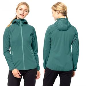 Chaqueta Softshell de invierno unisex, impermeable, transpirable, diseño estampado, cuello cómodo, cortavientos para mujer, procesamiento de punto - Product Image 6