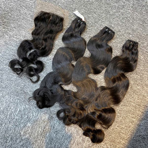 HVN Body Wave Trame Extensions de Cheveux Humains Vague Vietnamienne Naturelle 8-30 Pouces Bundles Bon Marché - Product Image 3