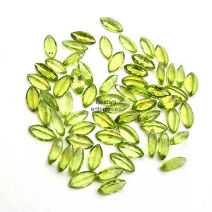 ลูกปัดหินเพอริโดต์ธรรมชาติขนาด3.5x7มม. สำหรับทำเครื่องประดับ - Product Image 6